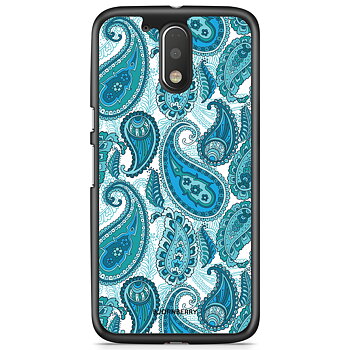 Moto G4/G4 Plus Case - Blue Paisley