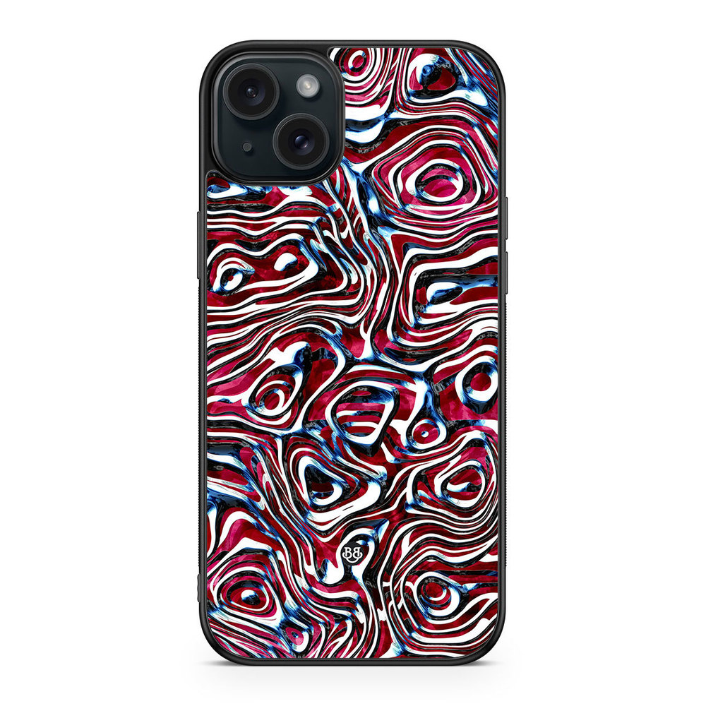 iPhone 15 Plus Case - Mineral Pattern