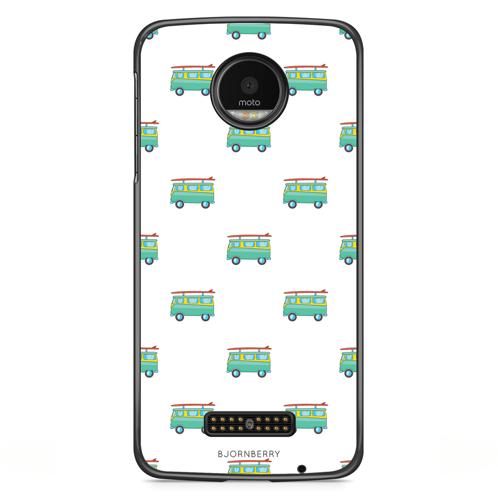 Moto Z2 Play Case - Surfboard Pattern