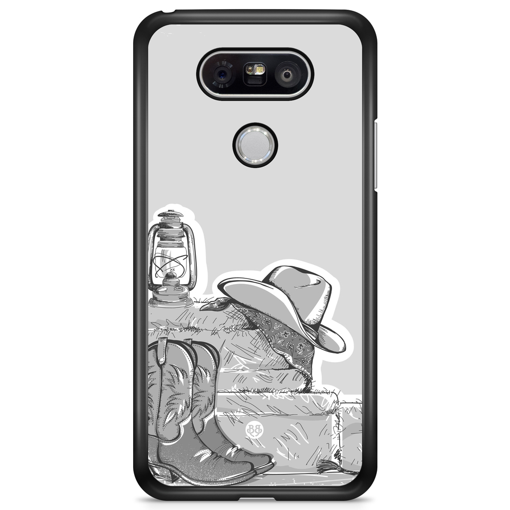 LG G5 Case - Western Black/White