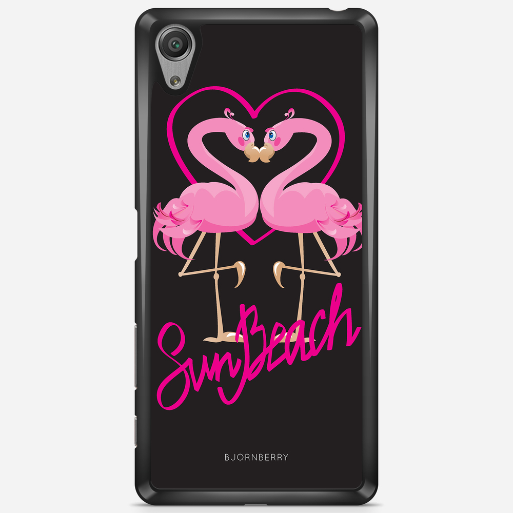 Sony Xperia X Performance Case - Sun Beach Flamingo