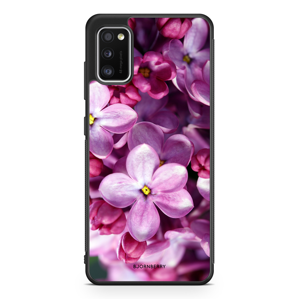 Samsung Galaxy A41 Case - Purple Spring Flower