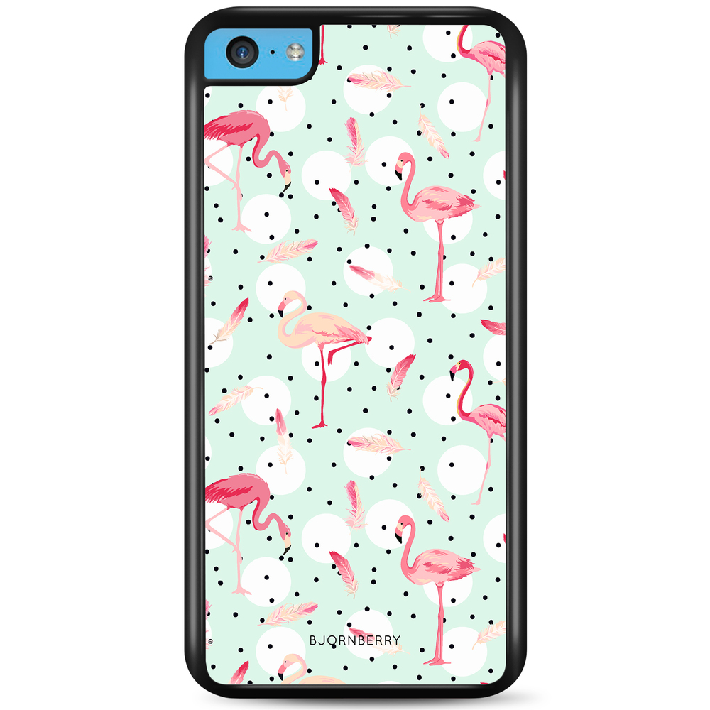iPhone 5C Case - Flamingos