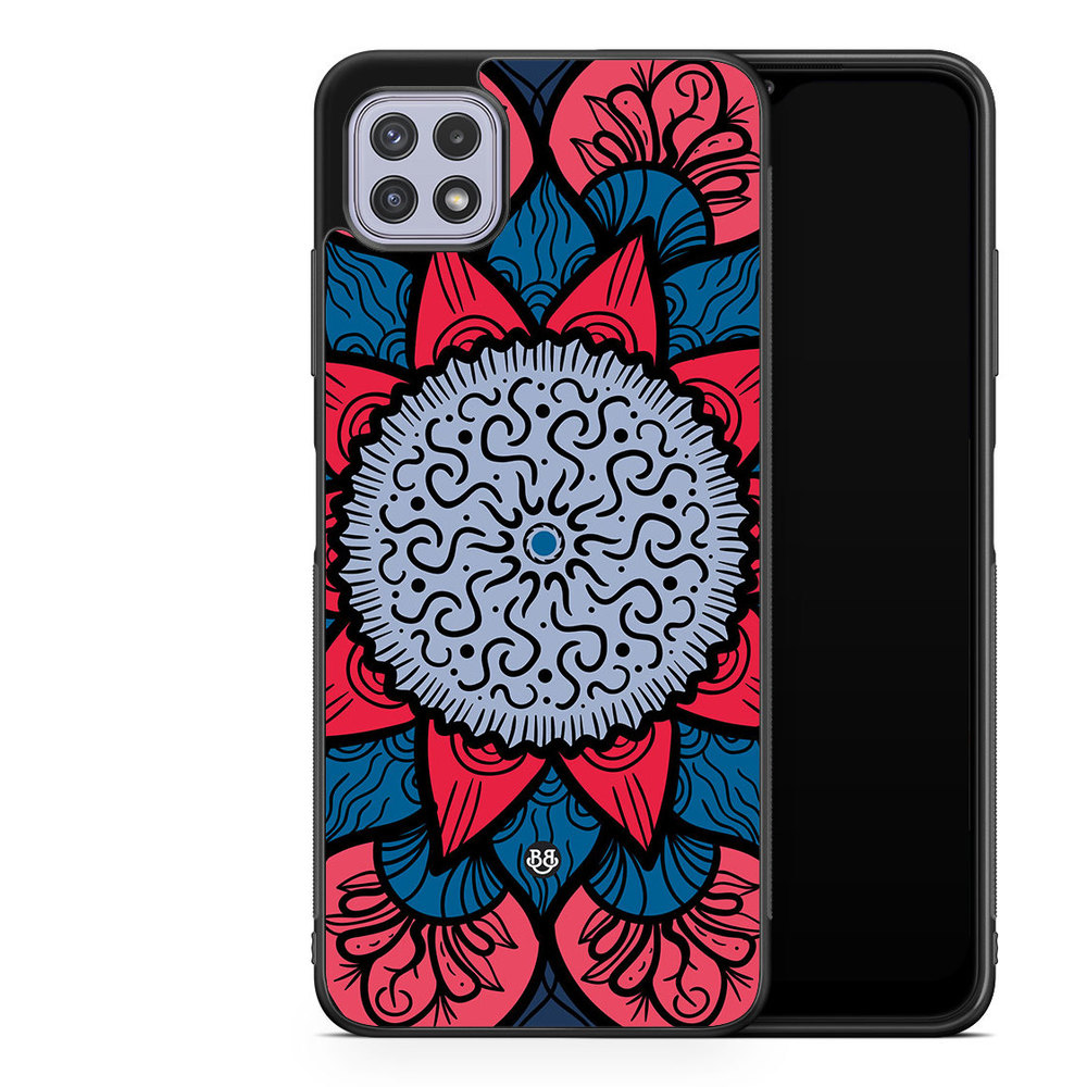 Samsung Galaxy A22 4G Case - Blue Mandala