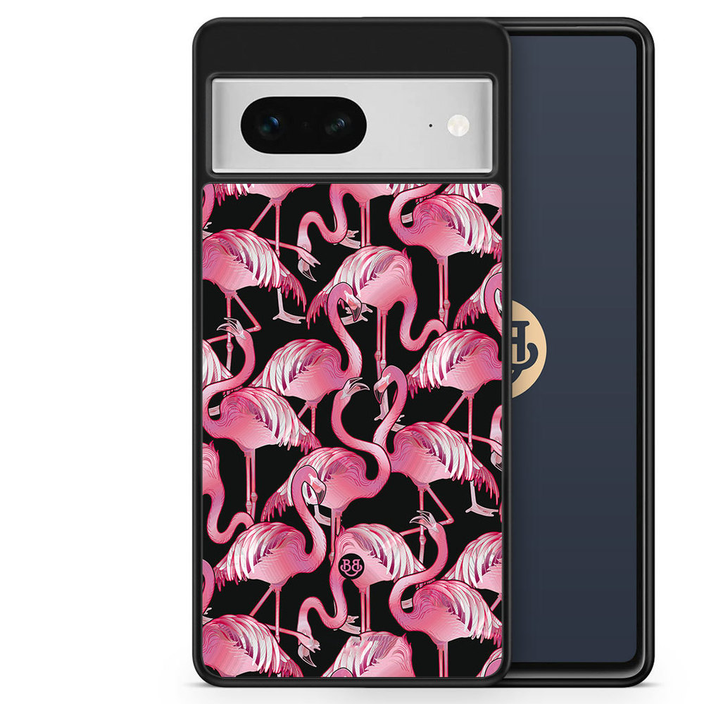 Google Pixel 7 Case - Flamingos
