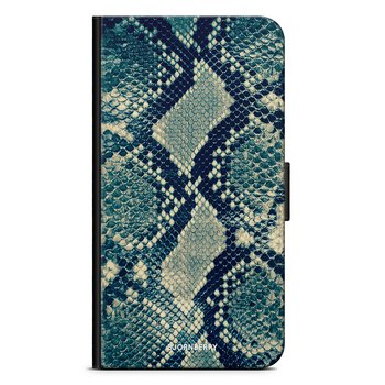 Sony Xperia XZ Premium Wallet Case - Blue Snakeskin