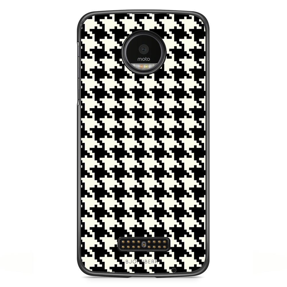 Moto Z2 Play Case - Houndstooth
