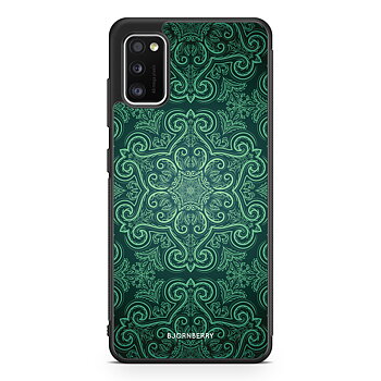 Samsung Galaxy A41 Case - Green Retro Pattern