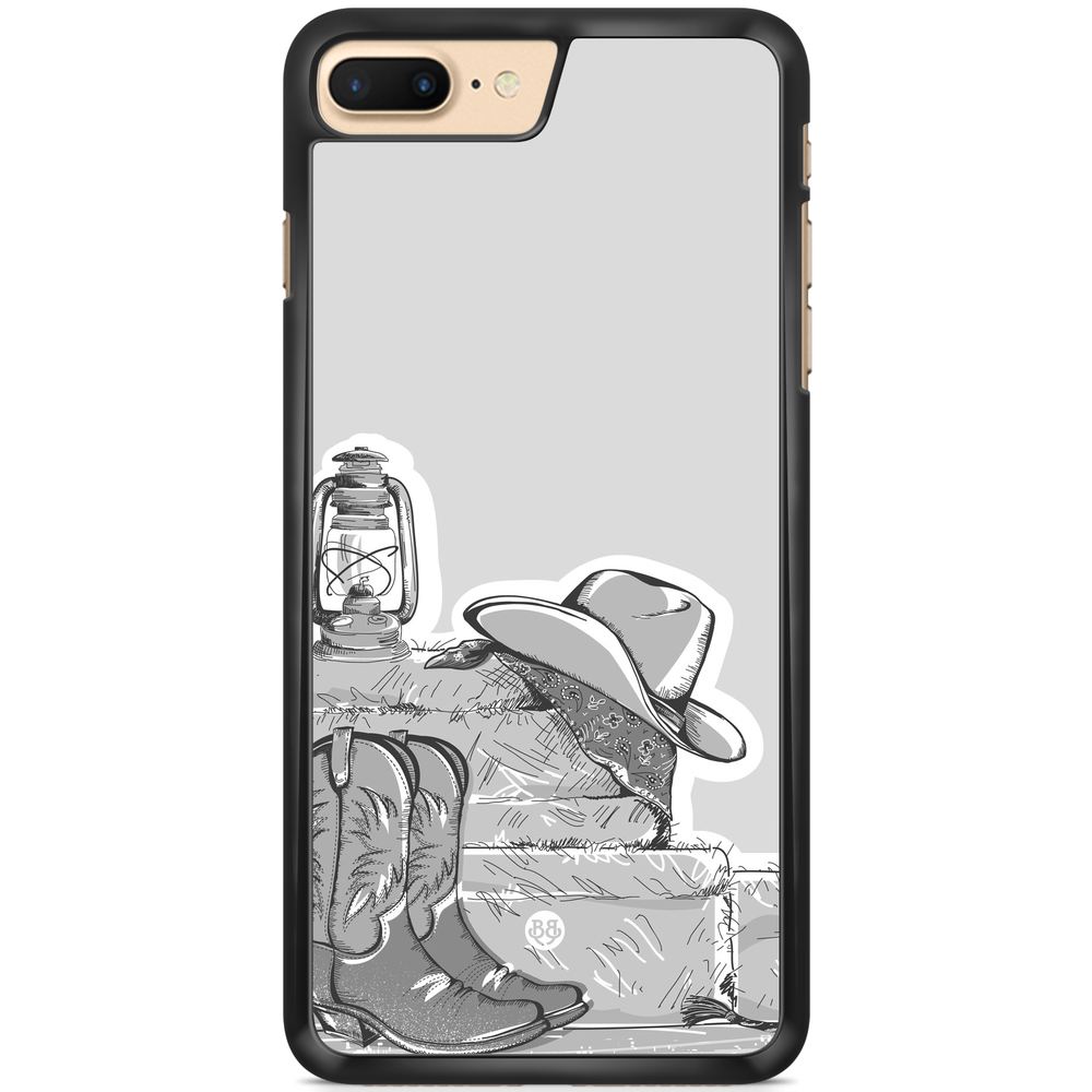 iPhone 7 Plus Case - Western Black/White