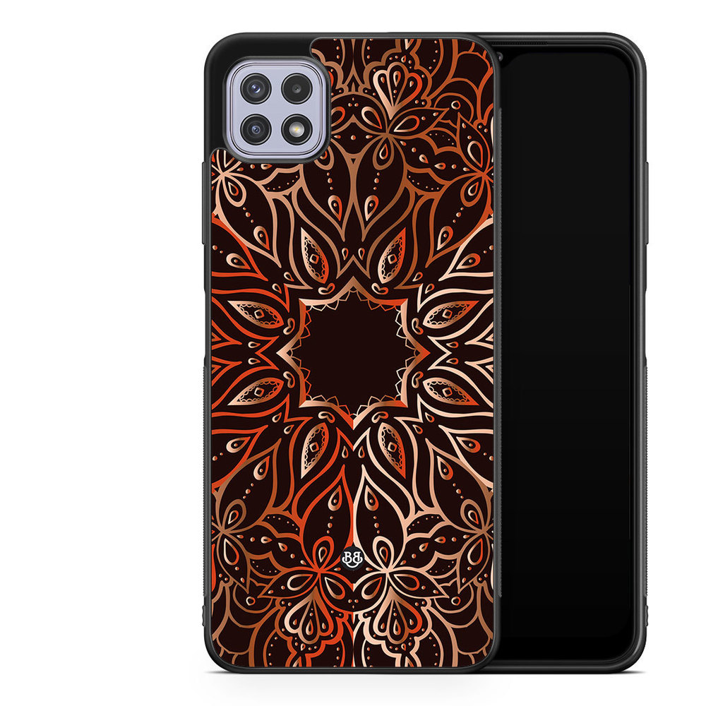 Samsung Galaxy A22 4G Case - Bronze Mandala