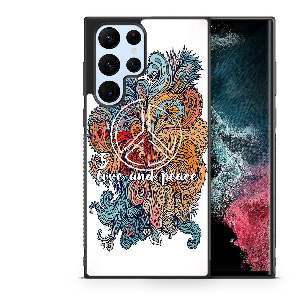 Samsung Galaxy S23 Ultra 5G Skal - Love and peace