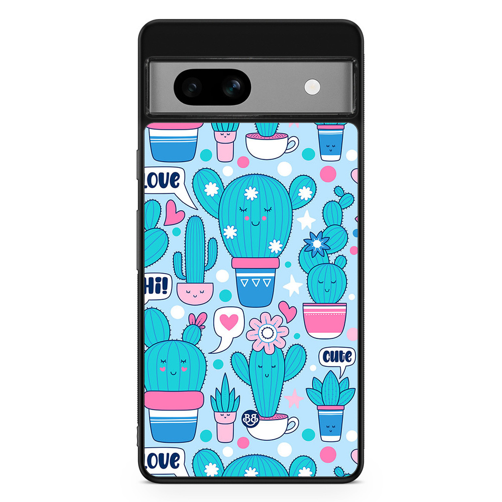 Google Pixel 7a Case - Cute Cactus