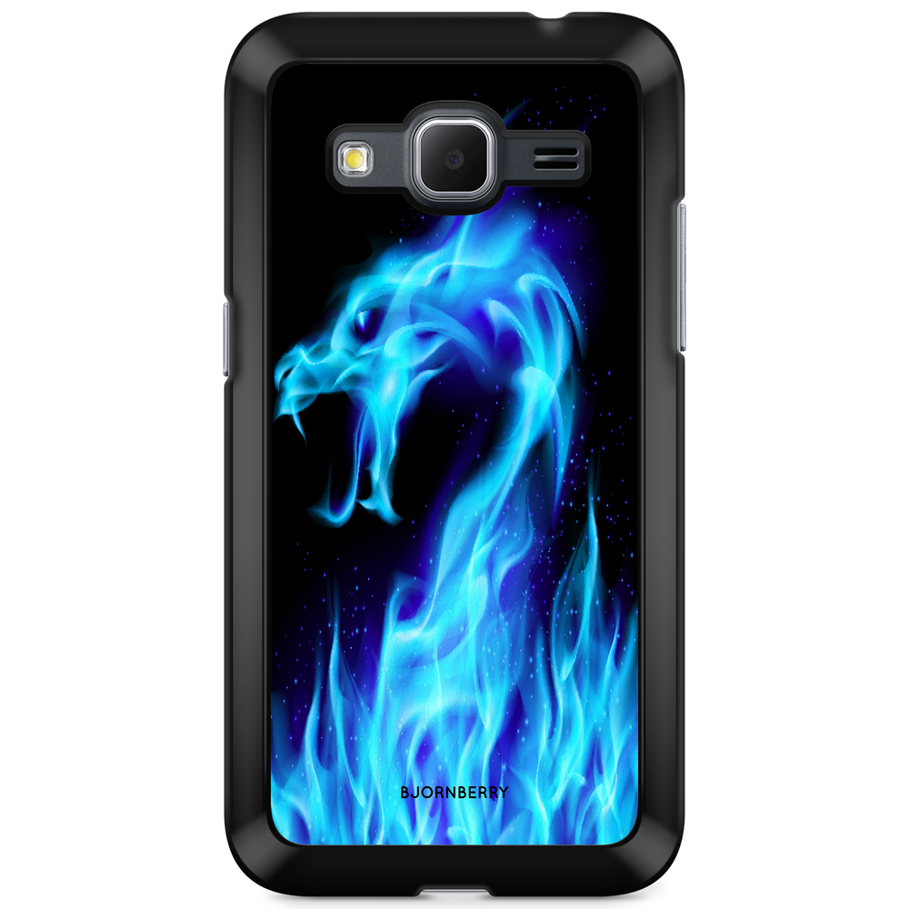 Samsung Galaxy Core Prime Case - Blue Flames Dragon