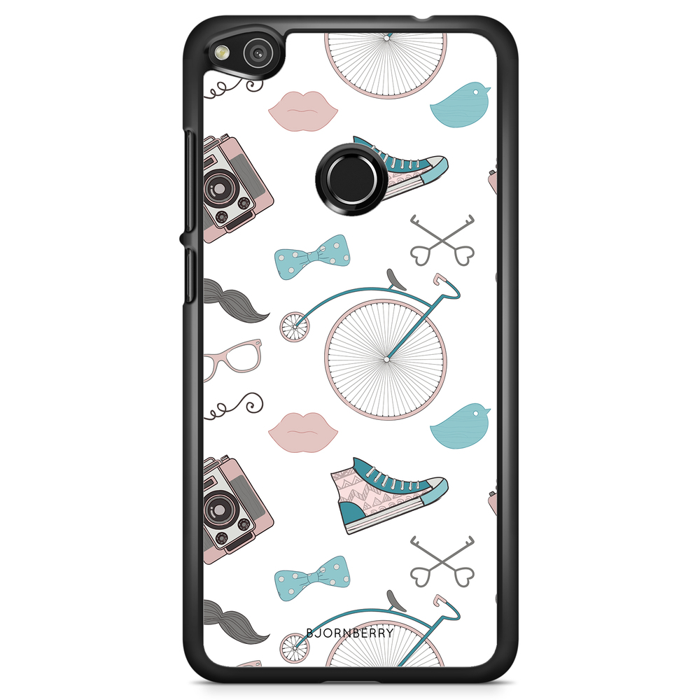 Huawei Honor 8 Lite Case - Hipster Pattern