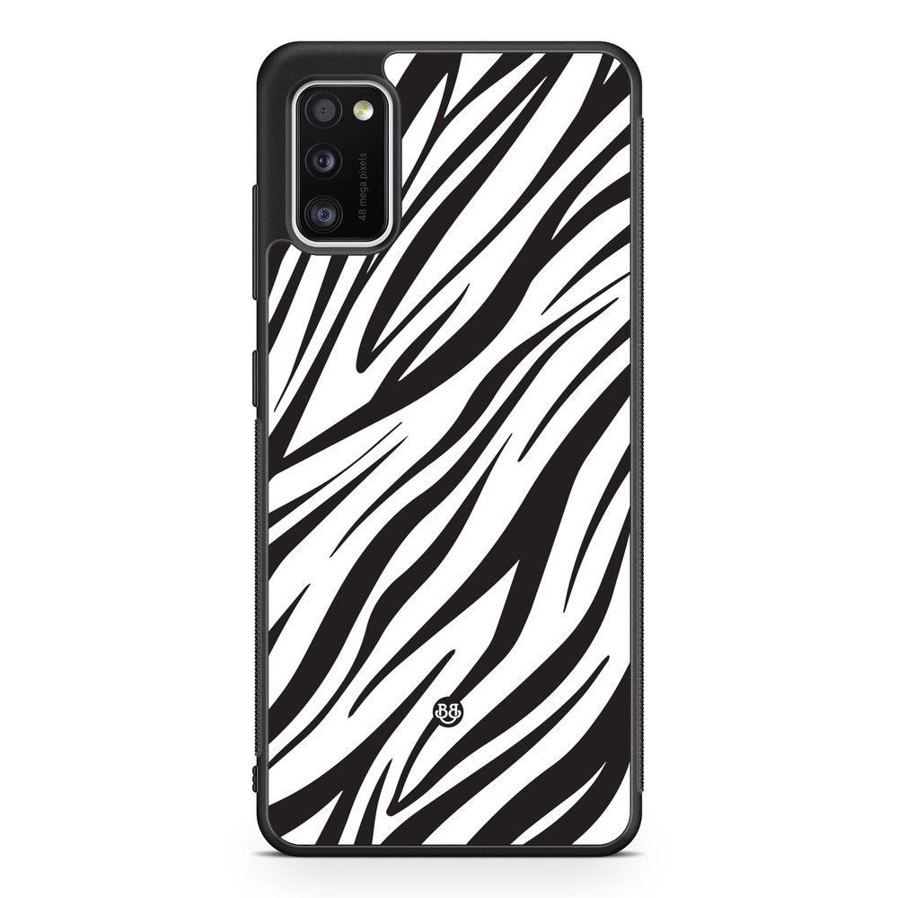 Samsung Galaxy A41 Case - WILD AUTUMN - Zebra Twist