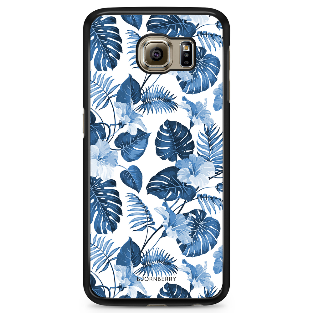Samsung Galaxy S6 Edge Case - Blue Flowers