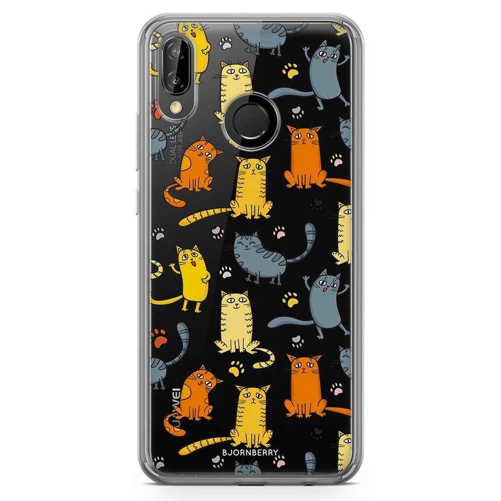 Huawei P20 Lite Fashion Case - Cat pattern