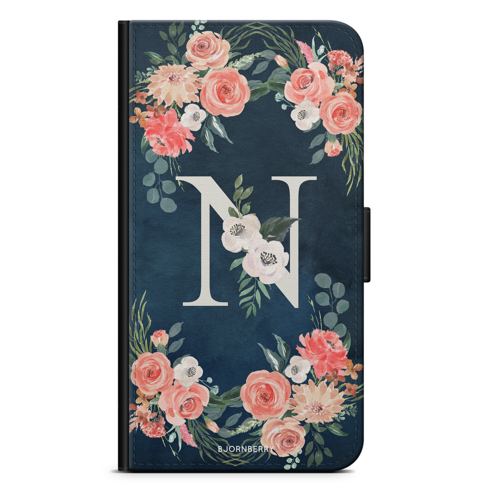 Samsung Galaxy A12 Wallet Case - Monogram N