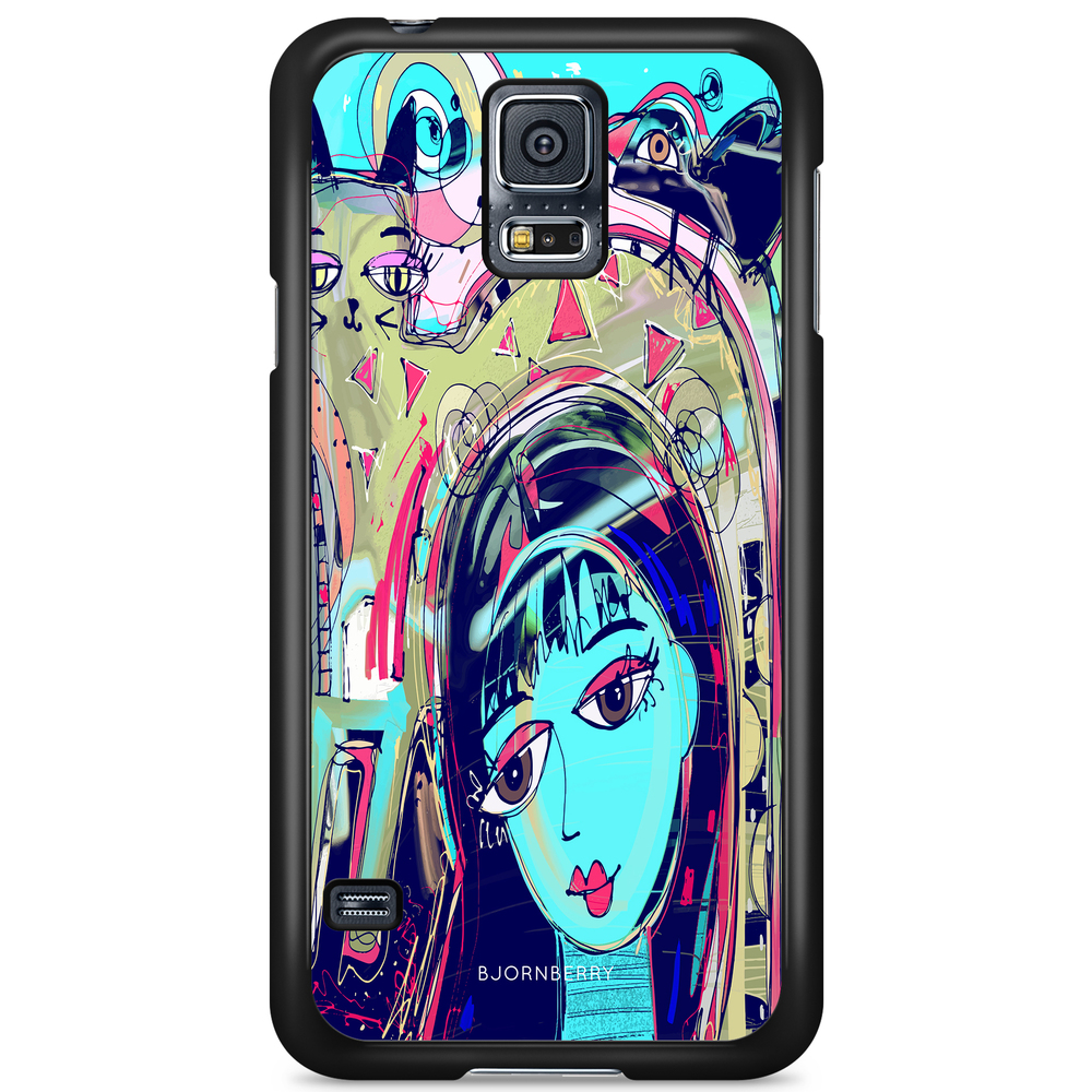 Samsung Galaxy S5/S5 NEO Case - Abstract Cat