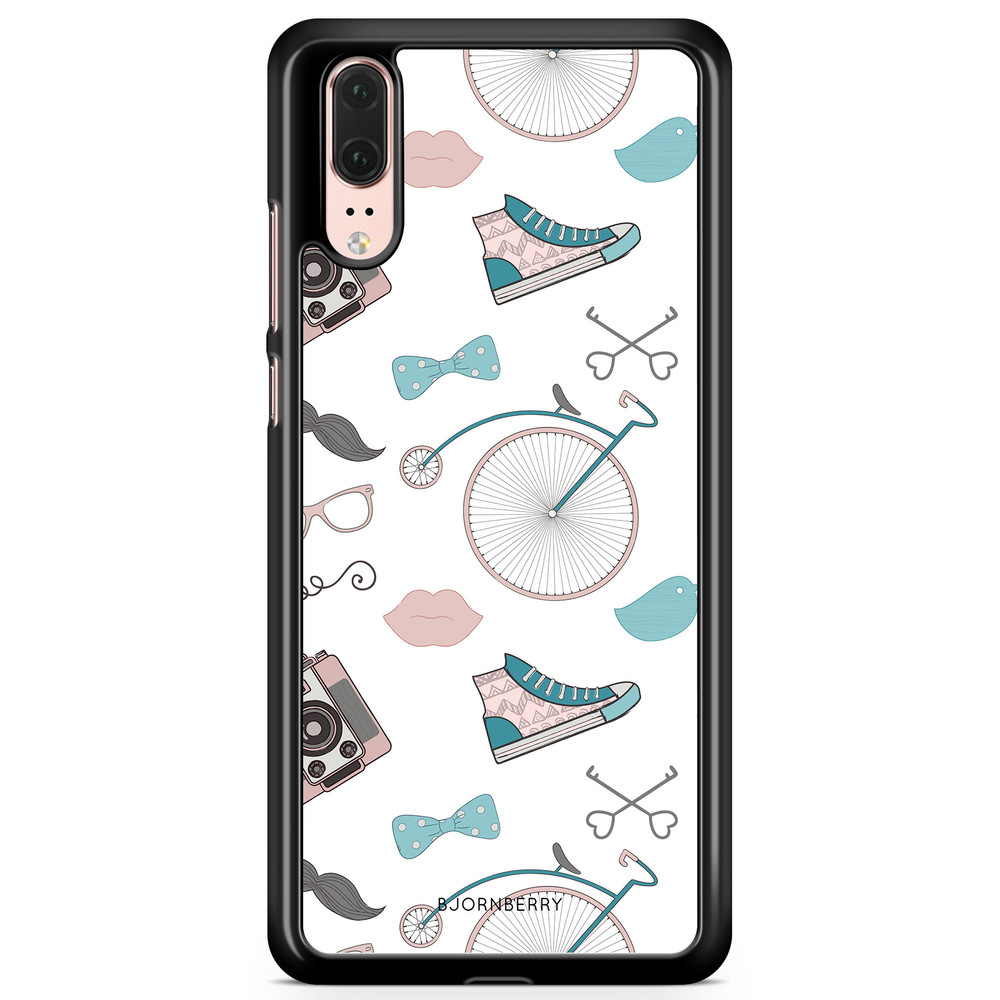 Huawei P20 Case - Hipster Pattern