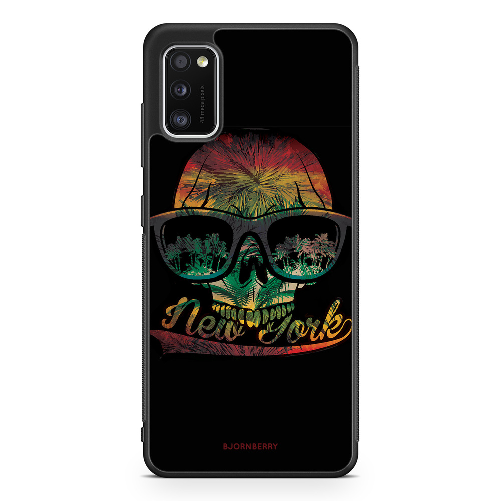 Samsung Galaxy A41 Case - New York Skull