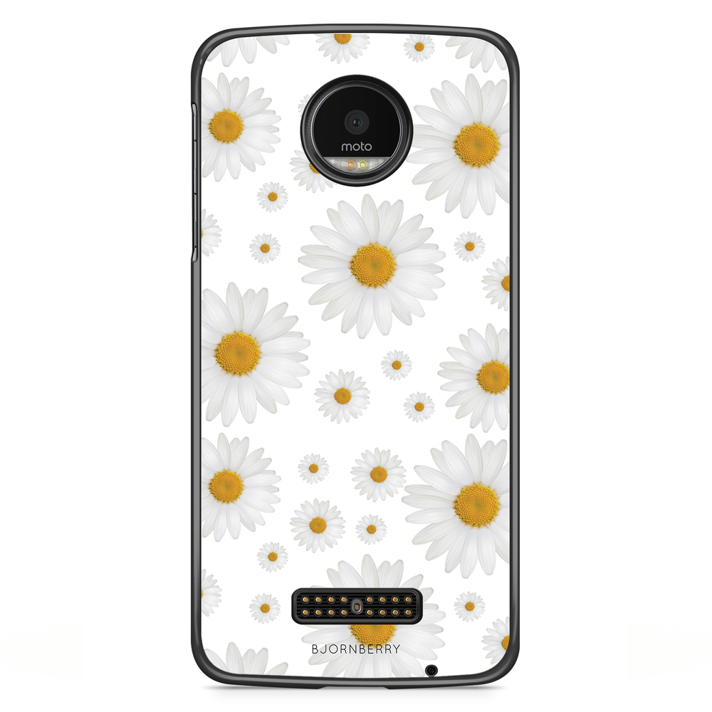 Moto Z2 Play Case - Marguerite Pattern