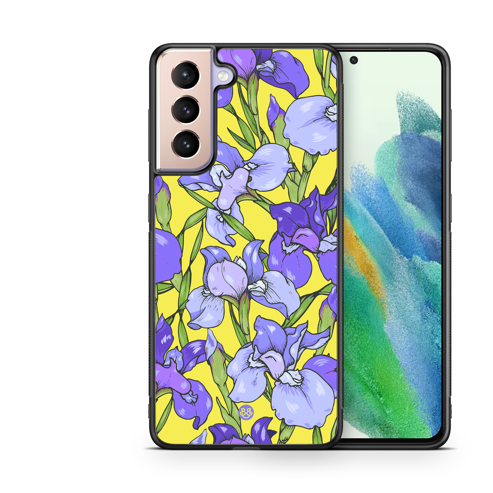 Samsung Galaxy S21 FE 5G Case - Iris Flowers