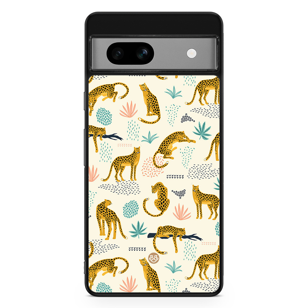 Google Pixel 7a Case - Tropic Leopards