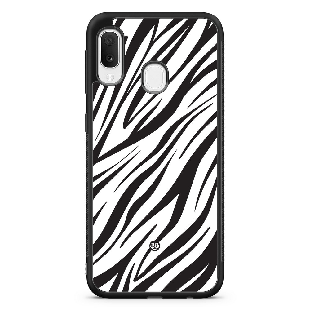 Samsung Galaxy A20e Case - WILD AUTUMN - Zebra Twist