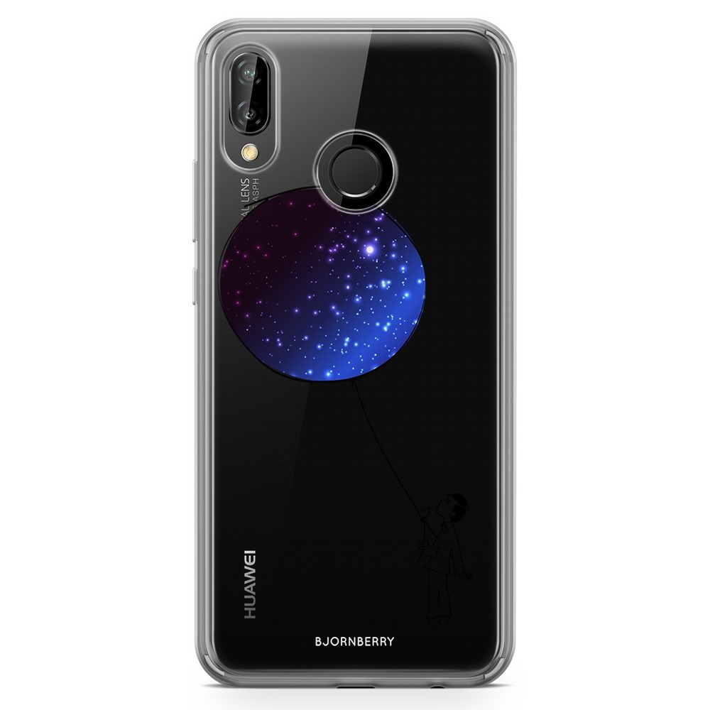 Huawei P20 Lite Fashion Case - Space balloon