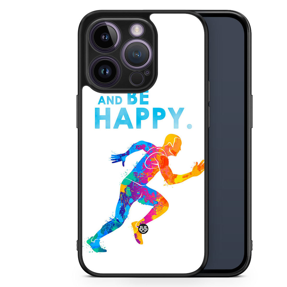 iPhone 14 Pro Case - Run and be happy