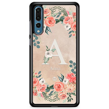 Huawei P20 Pro Custom Case - Monogram Sand