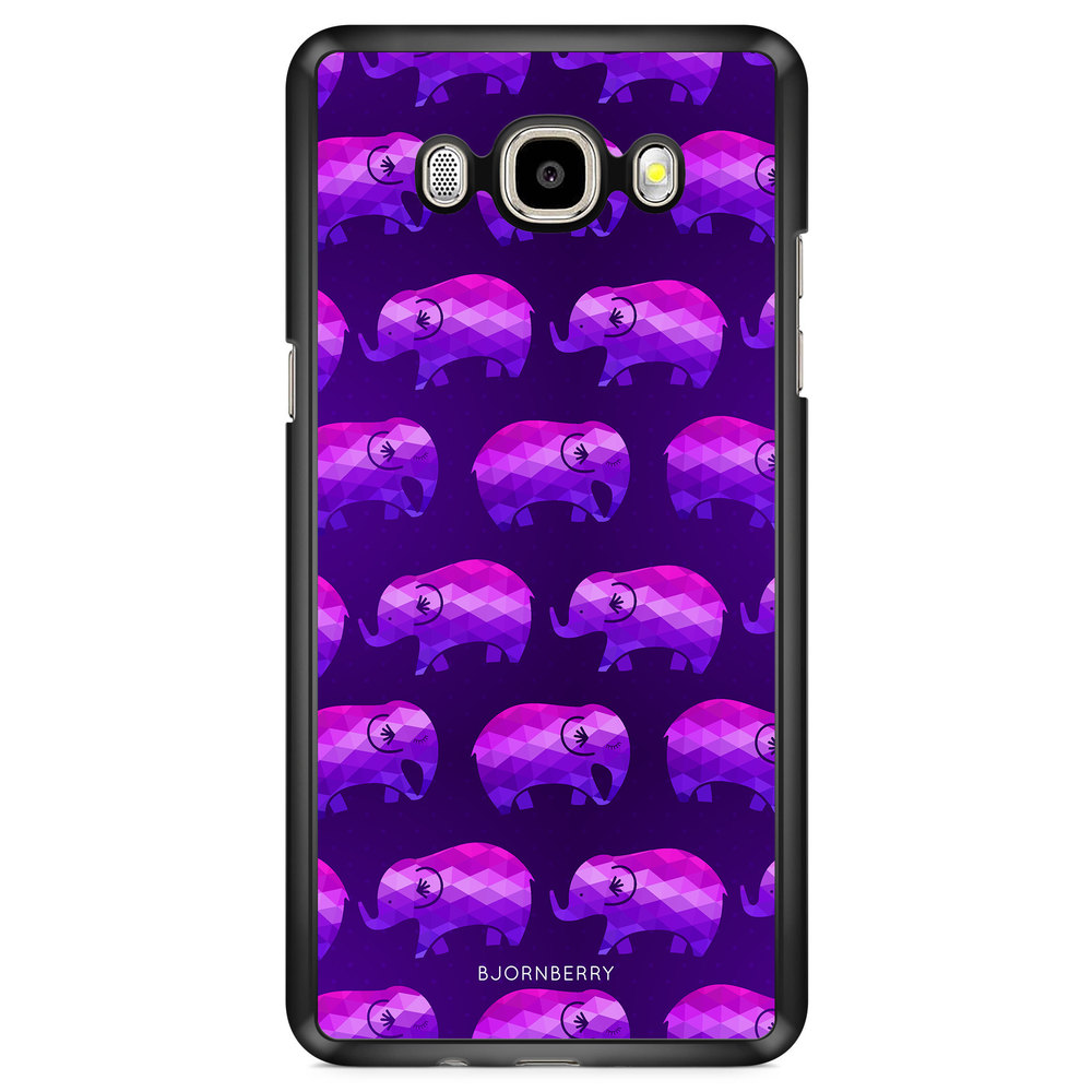 Samsung Galaxy J7 (2016) Case - Purple Elephant