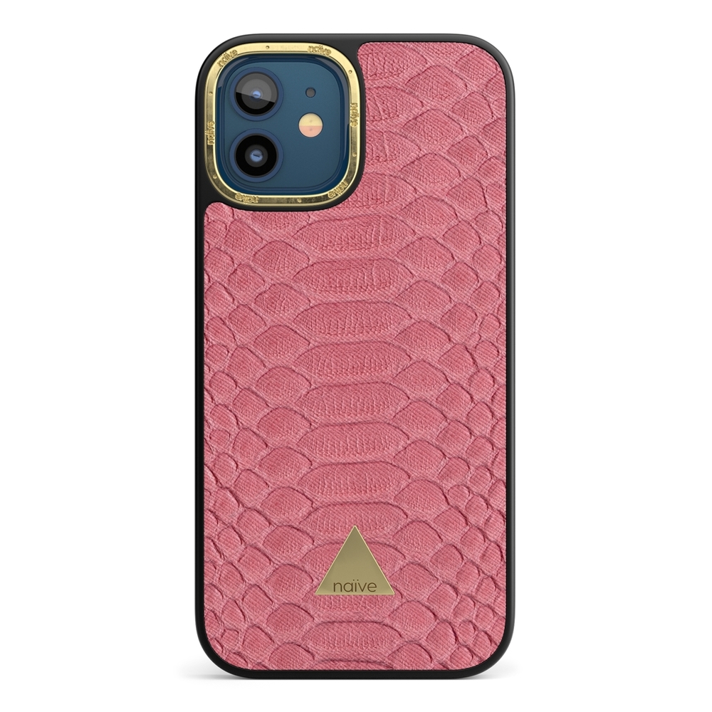 Naive iPhone 12 Mini Case - Pink Snake