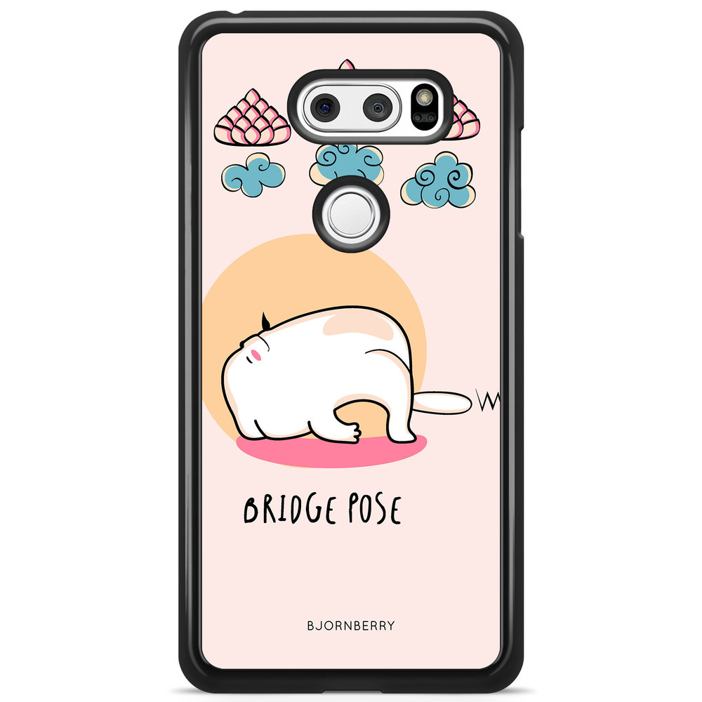 LG V30 Case - Yoga Cat Bridge Pose