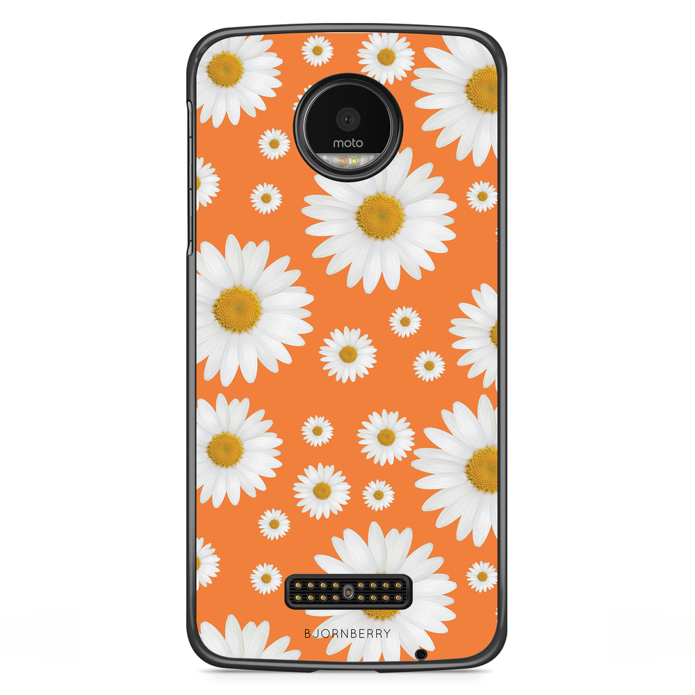 Moto Z2 Play Case - Marguerite Pattern