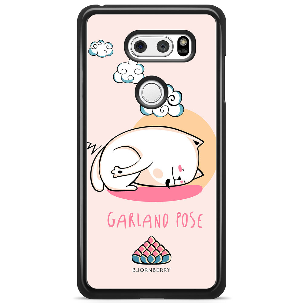 LG V30 Case - Yoga Cat Garland