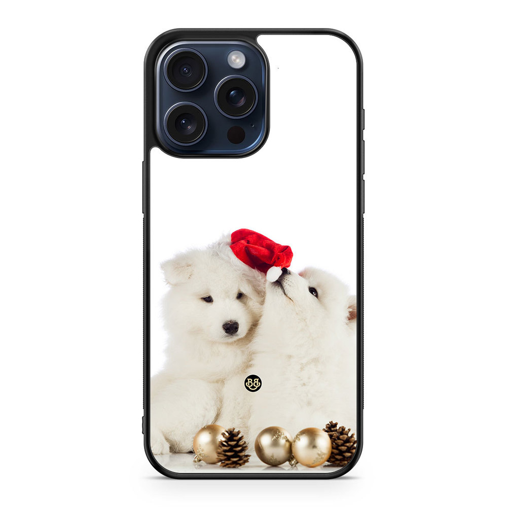 iPhone 15 Pro Max Case - Christmas Dogs