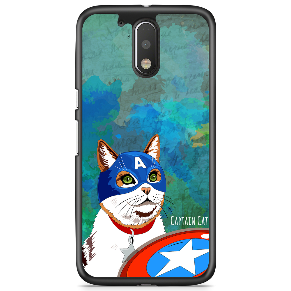 Moto G4/G4 Plus Case -  Captain Cat
