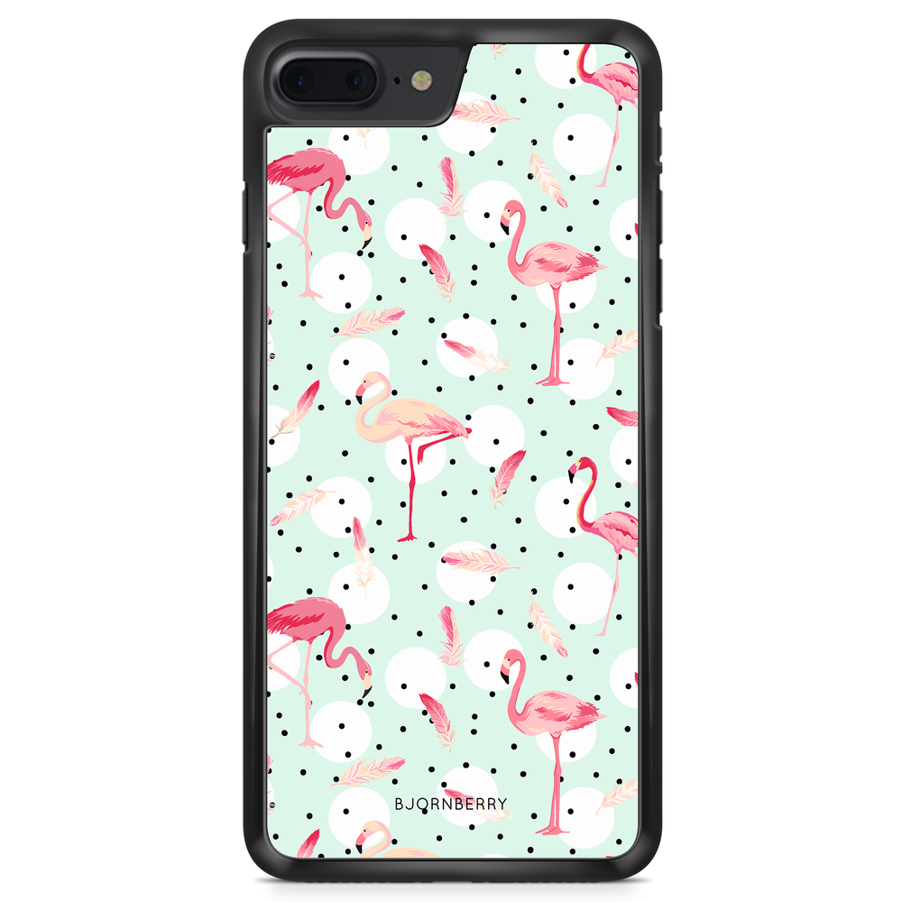 iPhone 8 Plus Case - Flamingos