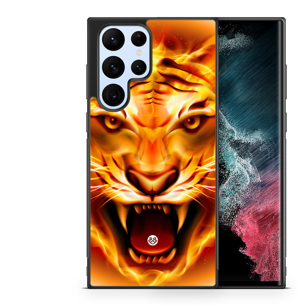 Samsung Galaxy S23 Ultra 5G Case - Flames Tiger