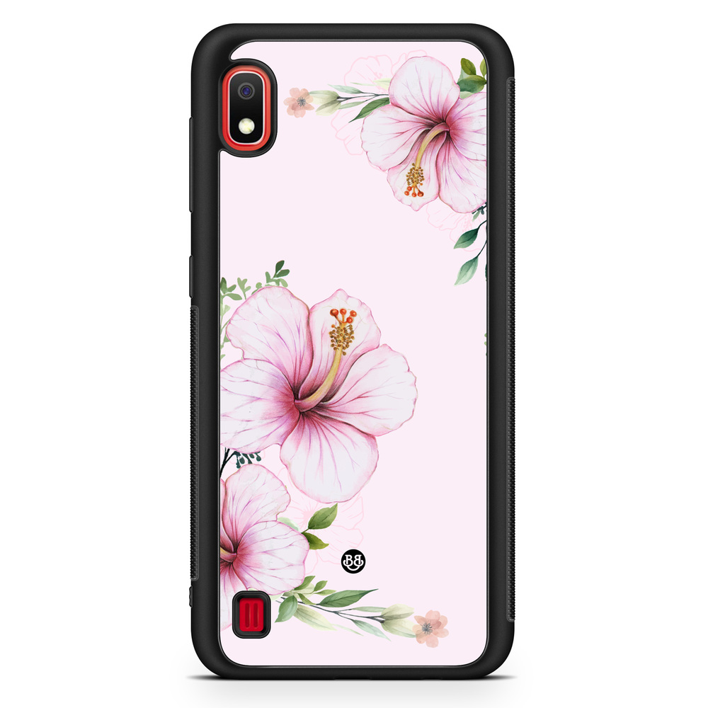 Samsung Galaxy A10 Case - WILD BLOOM - Soft Hibiscus