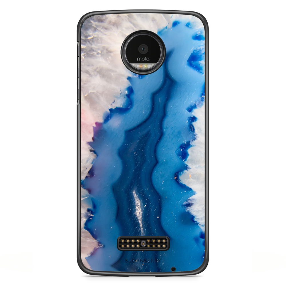 Moto Z2 Play Case - Blue Agate