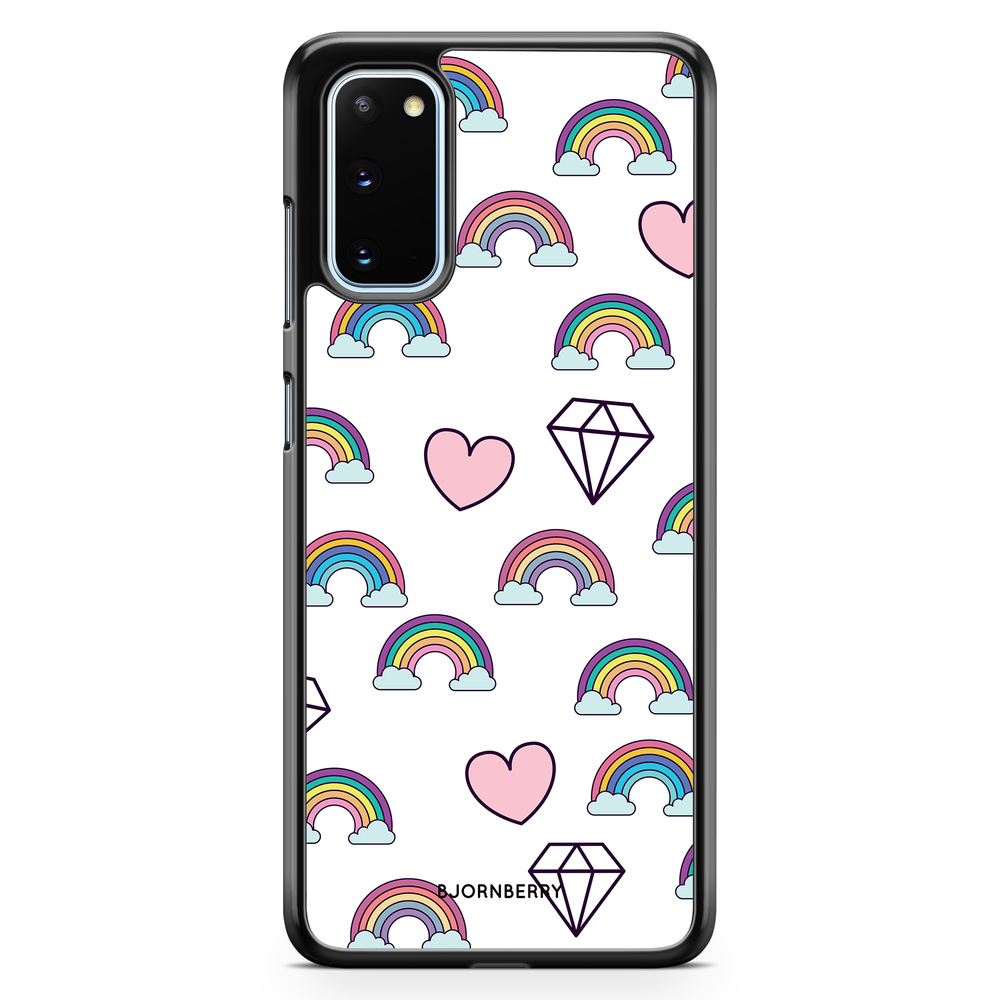 Samsung Galaxy S20 FE Case - Rainbows & Diamonds