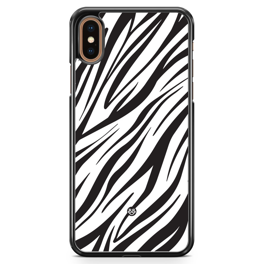 iPhone XS Max Case - WILD AUTUMN - Zebra Twist