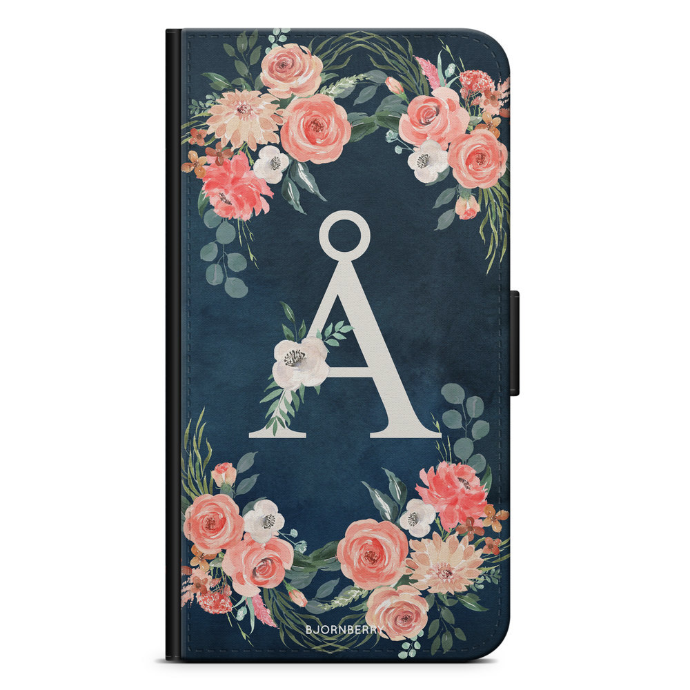 Samsung Galaxy A12 Plånboksfodral - Monogram Å | Mobilskal & Mobilfodral BJORNBERRY