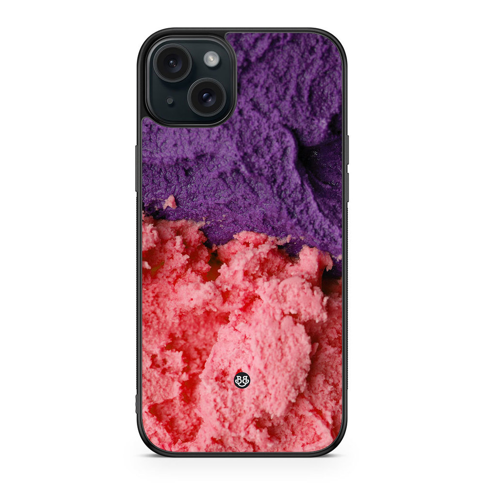 iPhone 15 Plus Case - Ice-crea pink/purple