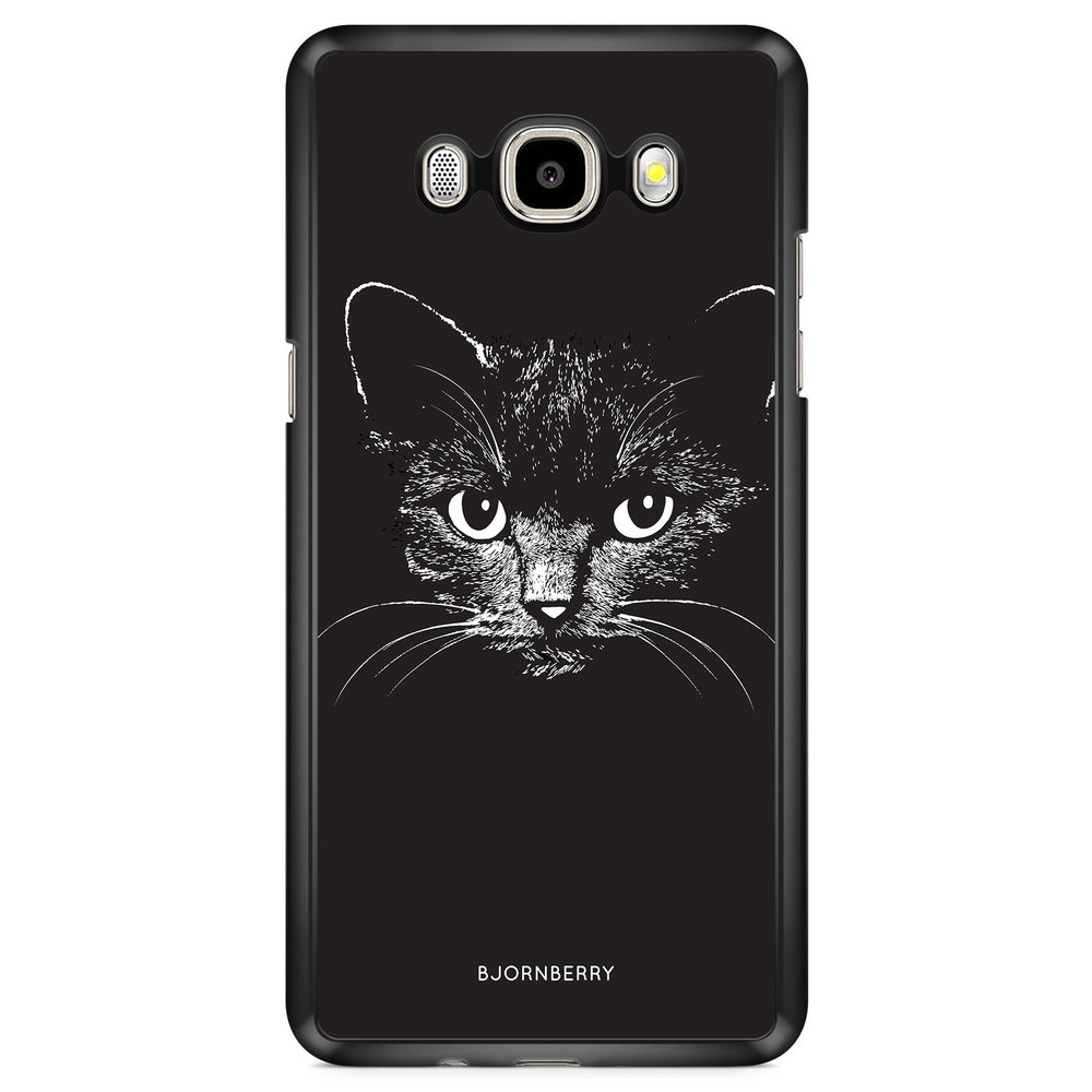 Samsung Galaxy J7 (2016) Case - Black/White Cat