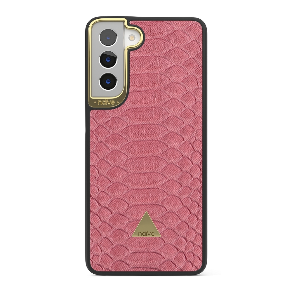Naive Samsung Galaxy S21 Case - Pink Snake