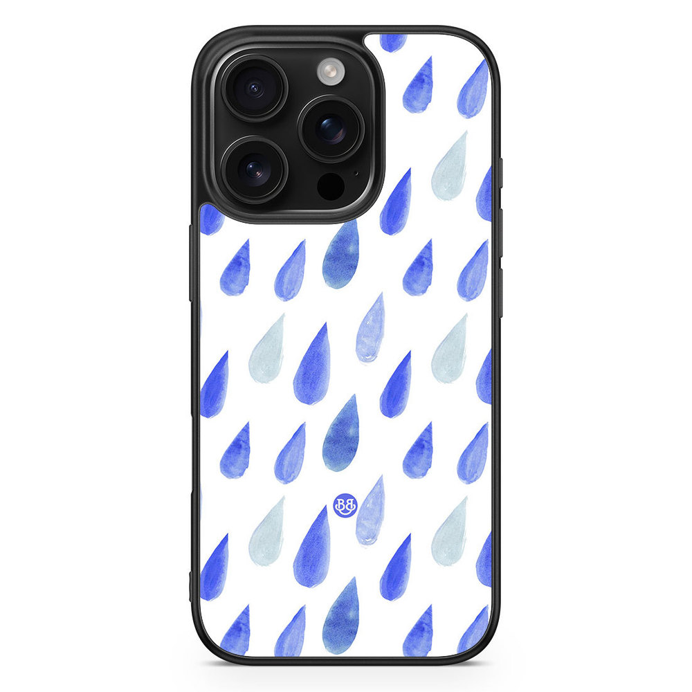 iPhone 16 Pro Case - Watercolor Rain